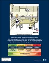 11"x14" two sided with Stress Continuum 0500LP1105802 172019 OSC PCS Cartoon (poster -