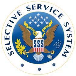 If you male, between the ages 18 through 25 and living in the United States, you must register with Selective Service. You may register at any U.S. Post Office (social security number not needed).