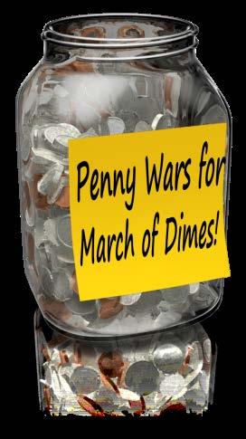 Service Project Bring your pennies for penny wars between CTSOs during the Fall Leadership Conference! All money raised goes to March of Dimes, Colorado chapter.