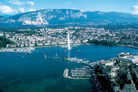 for Wound Care EWMA Geneva is situated along the banks of Lake Geneva at the foot of the Alps. The most famous monument is the Jet d eau the world s tallest water fountain.