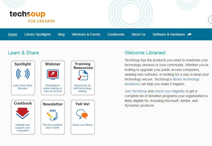 About TechSoup for Libraries 6.