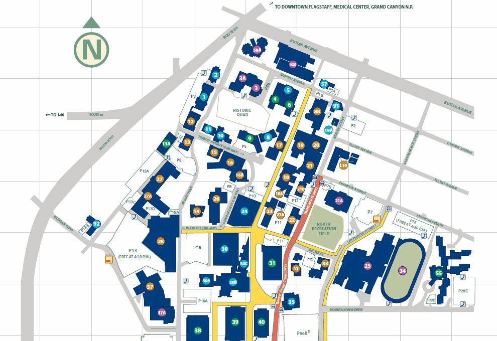 PARKING INFORMATION General Parking: The main conference and workshops events will be held at the NAU-High Country Conference Center.