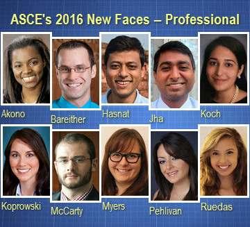 Branch member Kyle Bareither is one of ASCE New Faces of Civil Engineering Article By: Brian Genduso Branch member Kyle Bareither has been selected as a 2016 ASCE New Faces of Civil Engineering, an