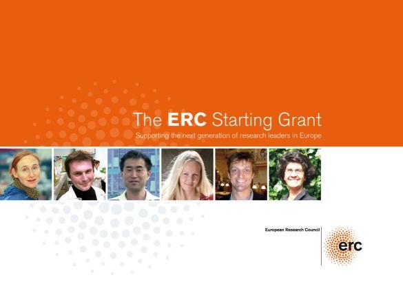 The ERC proof of concept funding Established by