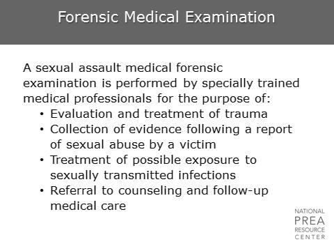 trauma that occurs in patients who have been sexually abused.