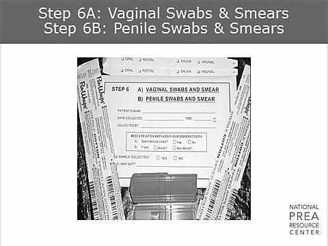 women with higher concentration found in semen). Swabs are done by briskly rubbing the inside of both cheeks (buccal area) for several seconds.