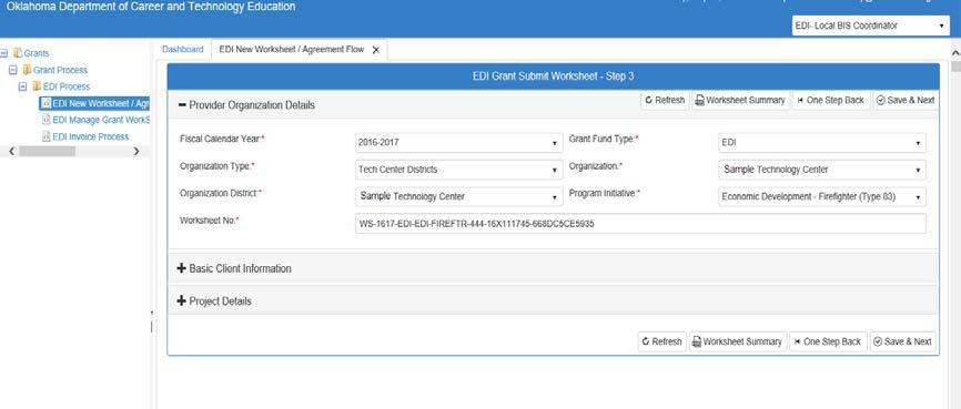 You can view and download a Worksheet Summary pdf at this step by selecting the Worksheet Summary button.