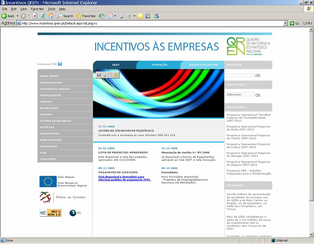 Incentive Systems In the NSRF Networks, Information and