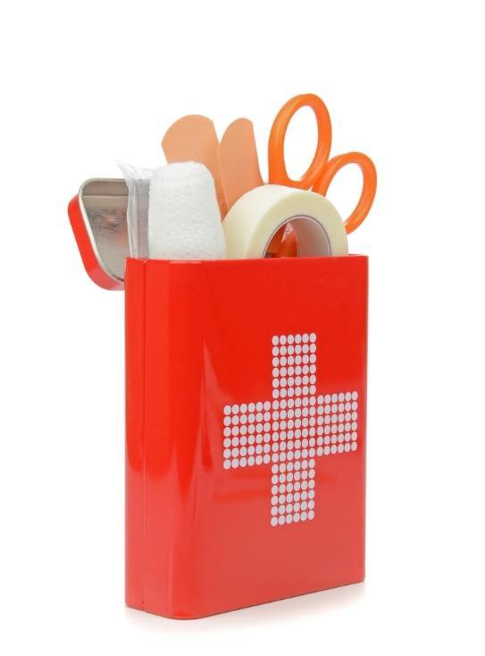 First Aid Kit A good first aid kit should always be checked and