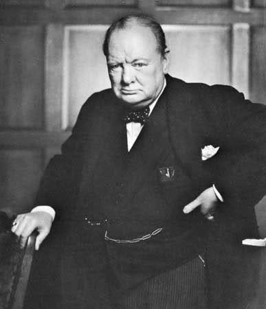 Prime Minister Winston Churchill of Great Britain Stood Alone Against Hitler s Germany from June of 1940 until