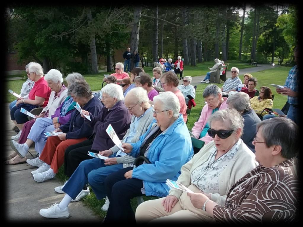 the Sisters invited the public to join them for May Devotions at the Our Lady of