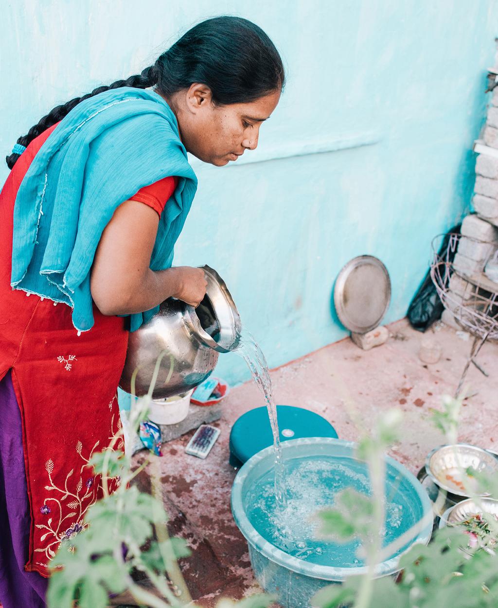 Access to safe water and sanitation makes a life-changing and often lifesaving difference.