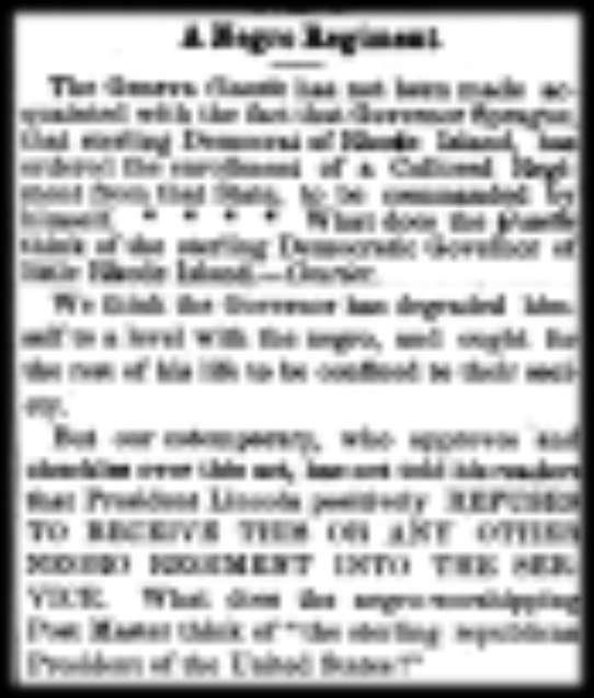 It soon returned to partisan reporting until Lincoln s death, when it mourned the late President. 1862 Geneva Gazette.