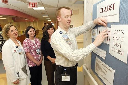 In response, a BSI Prevention Bundle (of interventions) was introduced, with standard practices to manage central lines and minimize line days throughout the ICUs.