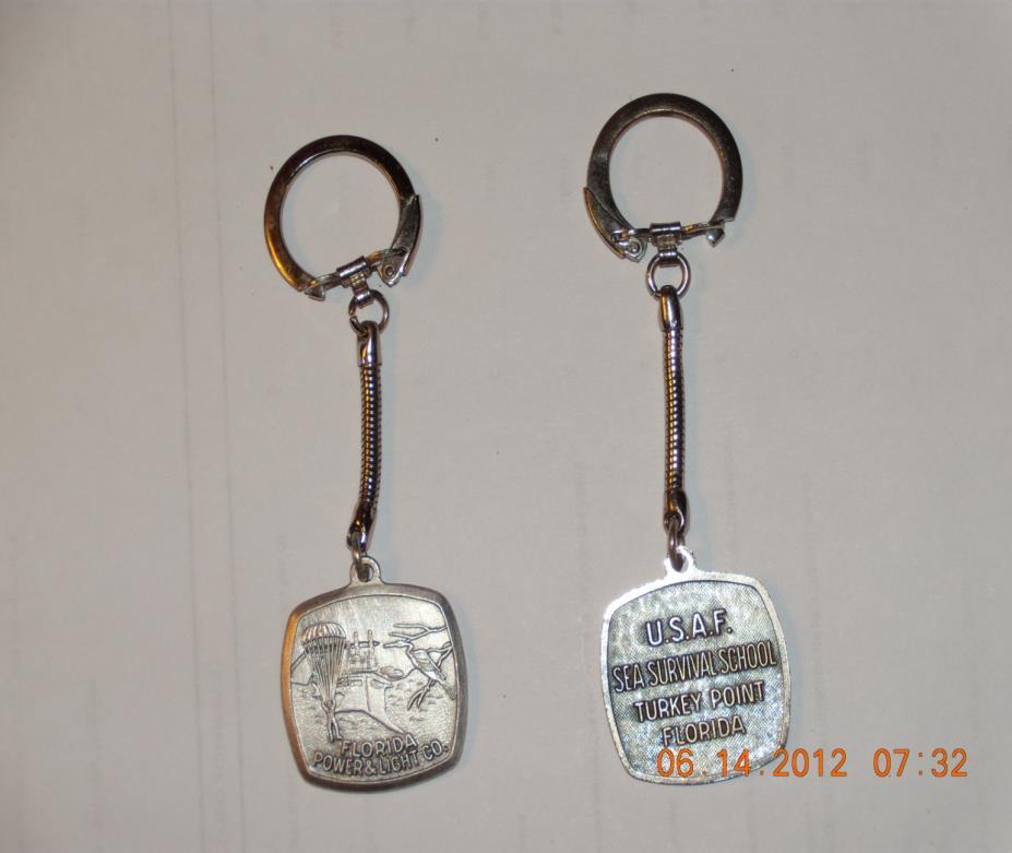 These were KEY CHAINS given to each student who completed Training