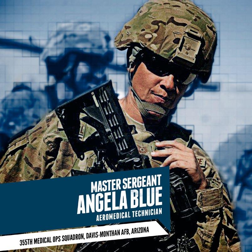 In June 2011, then Technical Sergeant Angela Blue deployed to Forward Operating Base (FOB) Sweeney in Shinkai District, Afghanistan, as an aeromedical technician for Provincial Reconstruction Team