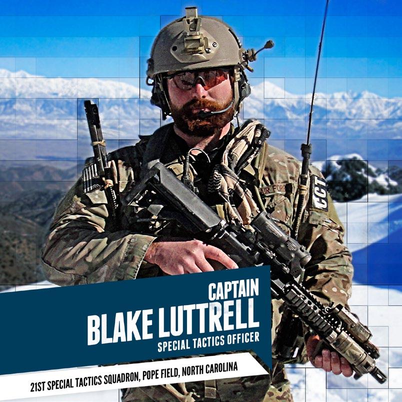 On January 9, 2012, Captain Blake Luttrell, a special tactics officer, and his element were conducting a helicopter assault in Afghanistan to capture a known insurgent and improvised explosive device