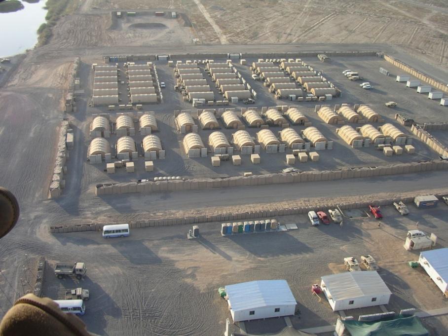 BASE CAMP OPERATIONS HISTORY IRAQ Camps established along routes and at major existing facilities Mayor Cell concept reemerged staffed by