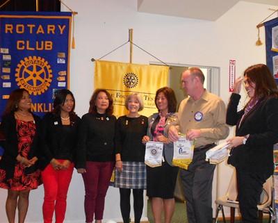 Club receives Banners! Help Wanted! President Susie exchanged banners with clubs from Rotary District 3810 in the Philippines on October 15th.