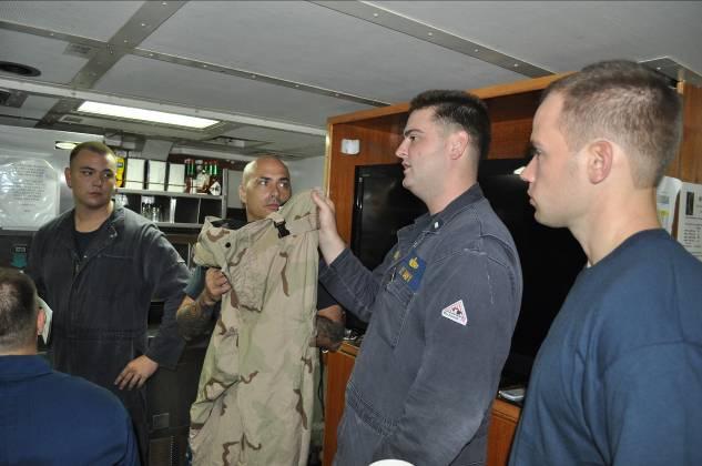Training days were focused on improving the skills and thought process of those involved in the safety of the ship during Anti-Terrorism events.