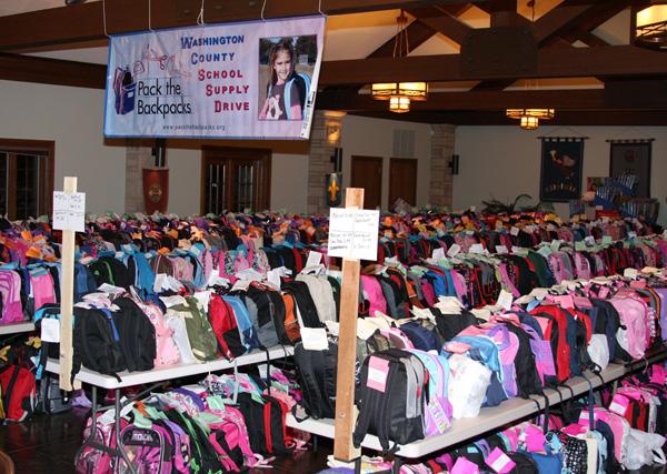 Registration ongoing for assistance through Pack the Backpacks While July is a warm month in general, it is particularly hot for the annual Washington County School Supply Drive.
