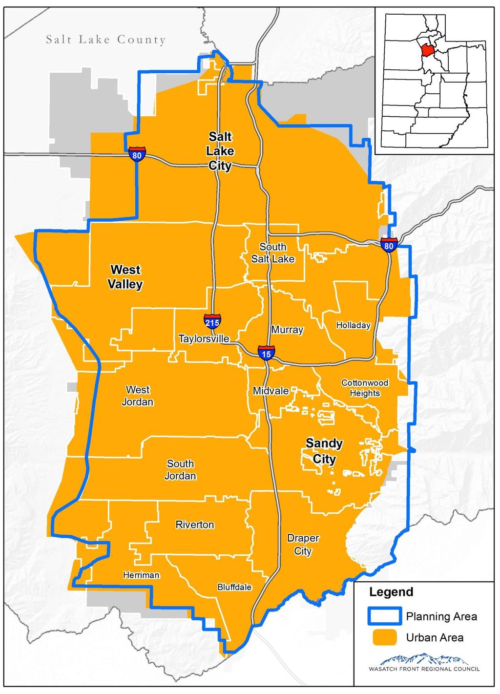 Map 2 - Salt Lake City West
