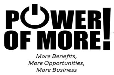 7 Calendar of Events for April June, 2016 Tuesday, April 5, 2016 No charge Tuesday, April 19, 2016 $20 Power of More: Business After Hours No RSVP is required.