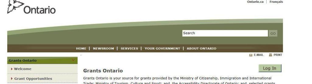 Grants Ontario Application Instructions Step by Step Guide These steps are designed to help you to submit your Grants Ontario