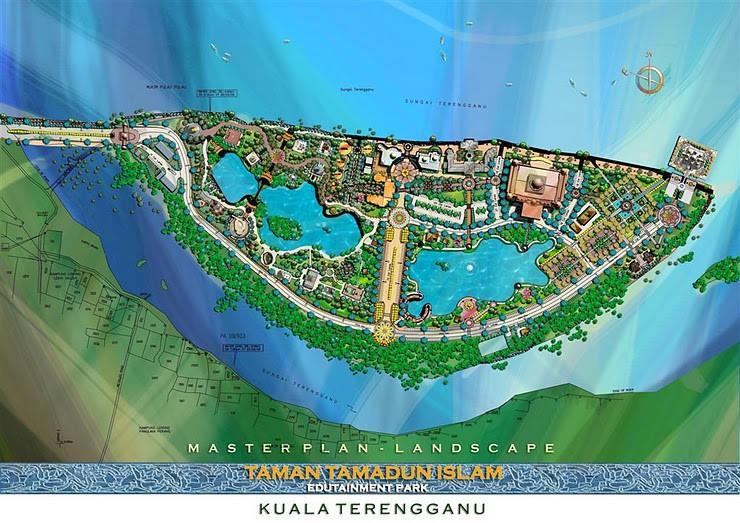 Kerajaan Terengganu mengambil inisiatif dengan memperlihatkan kawasan tersebut boleh dikomersialkan dan dijadikan tempat destinasi lawatan para pelancong asing mahupun tempatan dengan membina Taman