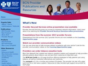 providers Click BCBSM Provider Publications and Resources, to access Blue Cross PPO
