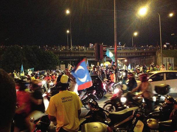 PKR supporters in early celebration at