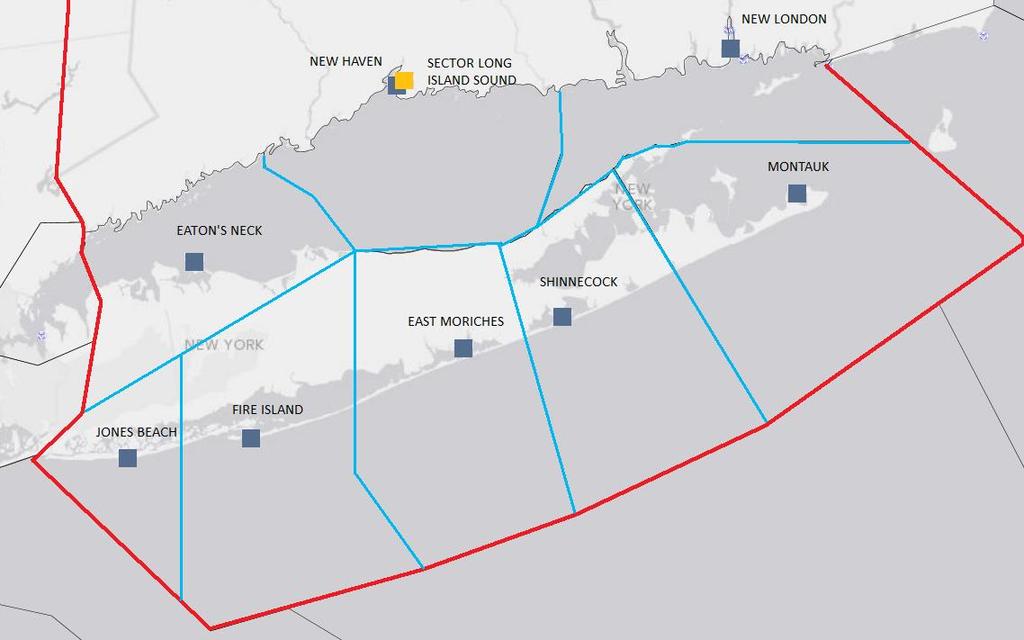 SLIS AREA CONTINGENCY PLAN 1210 USCG / EPA Area of Responsibility The following is a proposed geographic description of the Long Island Sound Area coastal zone which identifies the point of
