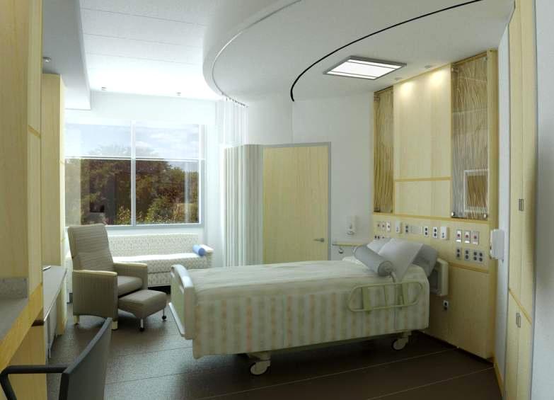 EBD Principle: Patient and Family Centered Care & Care of the Whole Person Inpatient Design Design Features Single patient rooms Family zone with large window Family lounge Control of
