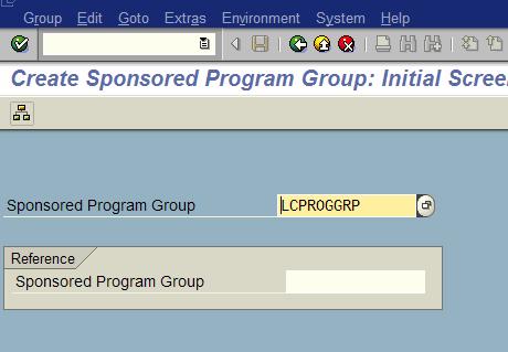 Enter your sponsored programs Save Grants