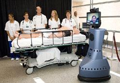 First Academic Nursing Telehealth Research Study A faculty student combo simula8on and remote presence robot research study conducted at Wright
