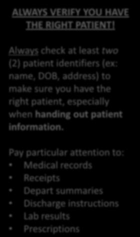 Best Practices When Mailing Patient Information: Double check