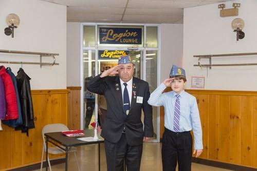 The guard was part of the Sons of The American Legion # 410 Band. Ralph Ball went on to become a Legion member, Post 410 Cmdr., Niagara Co. Cmdr, & 8th District Cmdr.