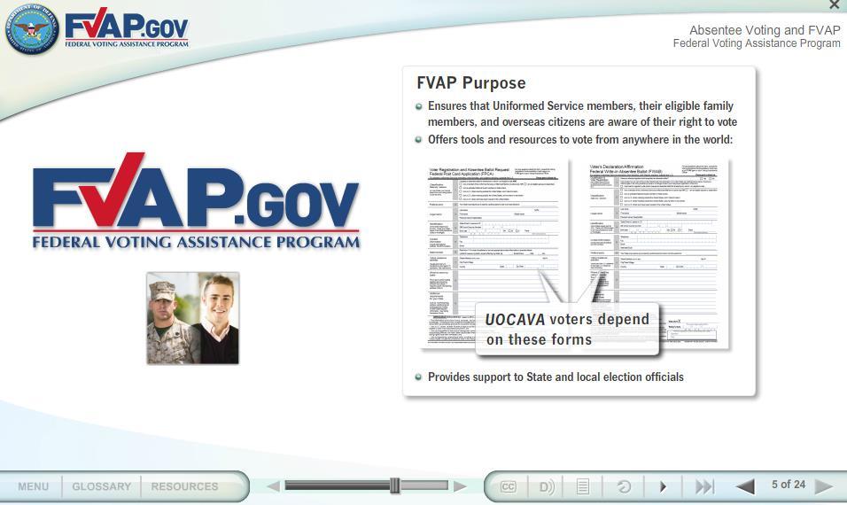 FVAP Resources Election