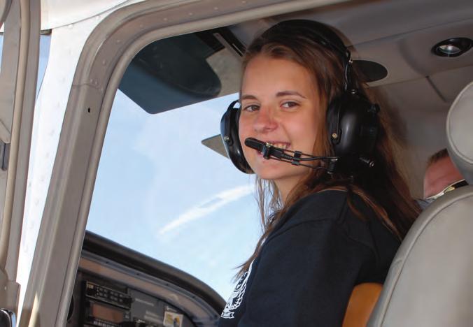 Many cadets receive their first flight in an airplane, thanks to CAP. Flying CAP's volunteer pilots share their love of flying with cadets.