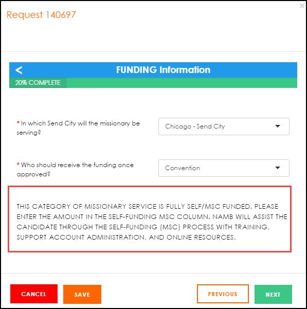 9. Complete the funding pages. Note: If you are creating more than one request with the same specifications, you can clone the request before you submit. See Cloning Requests. 10.