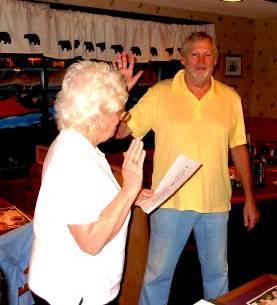 Fifteen members attended. Our newest member, Jim Snellenburg, was sworn during the meeting.