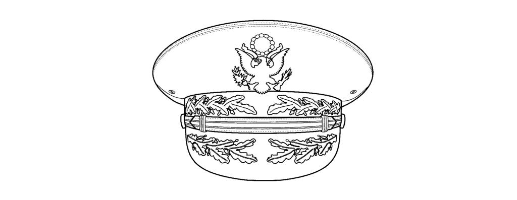 Figure 13 15. Service cap, blue, general officers (optional) Figure 13 16.