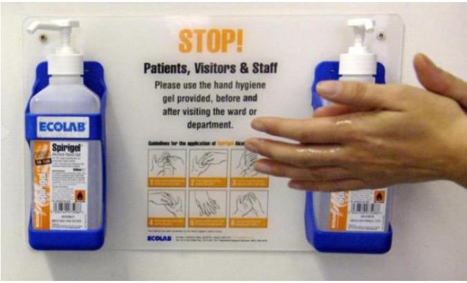 E.g., root cause analysis, hand hygiene campaigns,