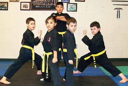 E GOJU-RYU KARATE FOR YELLOW BELTS W/3 STRIPES CLASS BEGINS MARCH 21, 2011 Mon. & Wed... 6:10-7:00 p.m. Fees:...$25.
