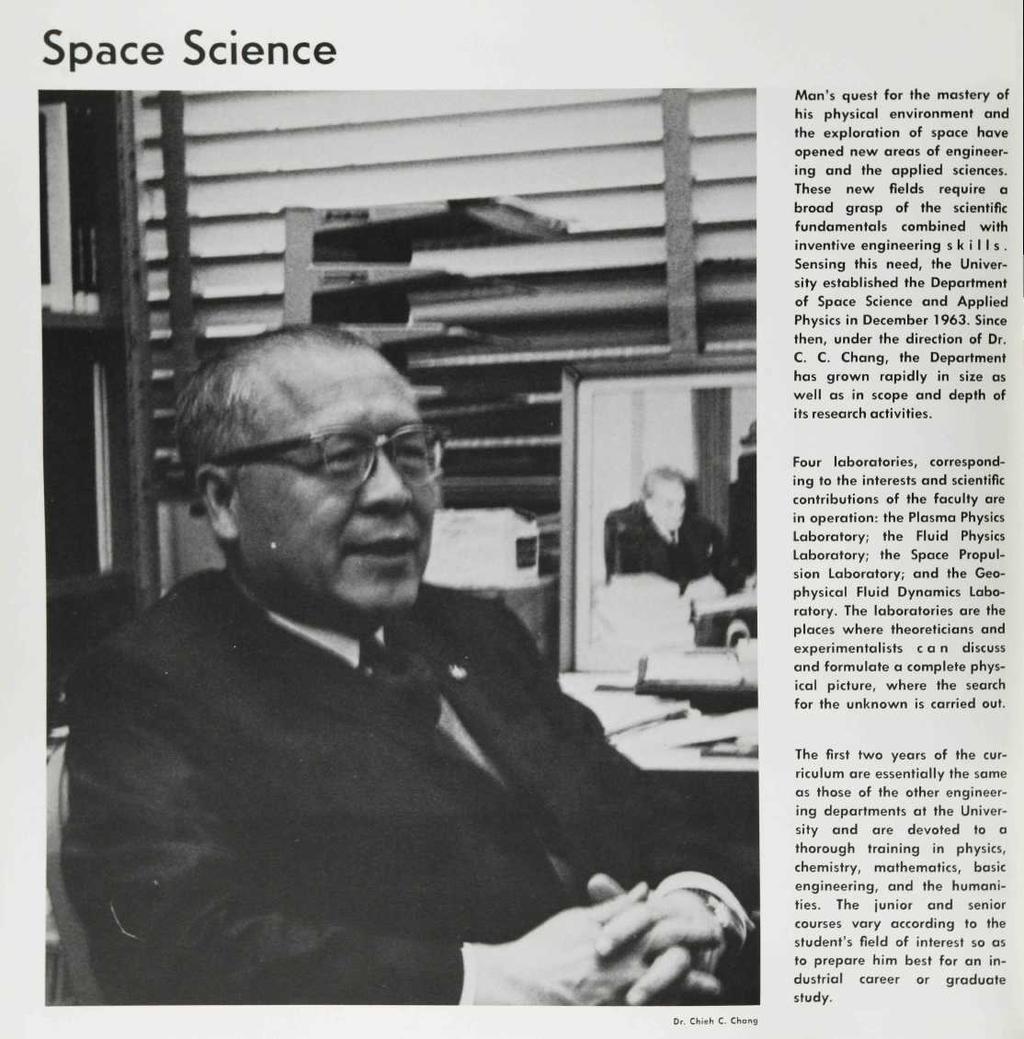 Space Science Man's quest for the mastery of his physical environment and the exploration of space have opened new areas of engineering and the applied sciences.