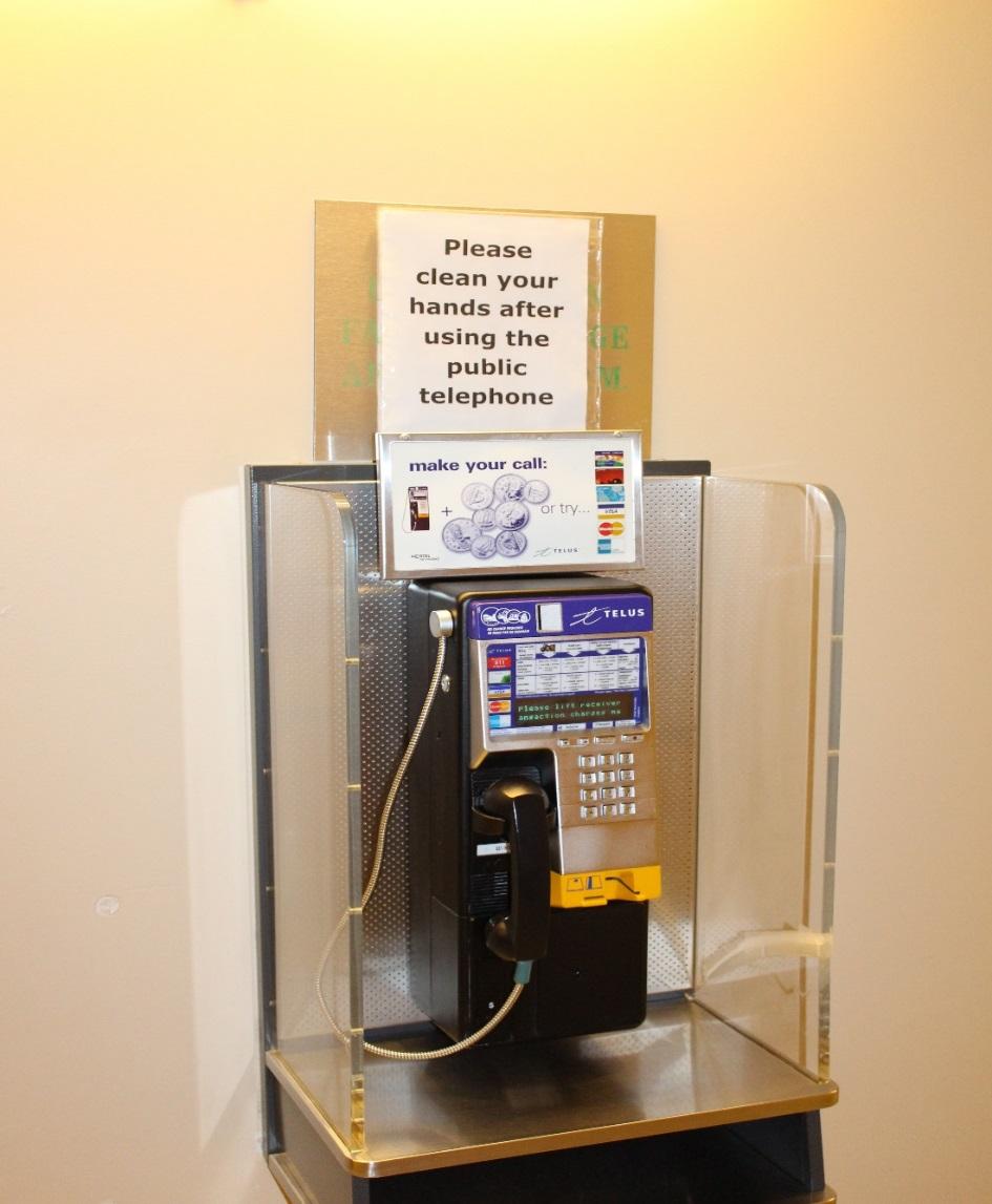 Phones Payphones are located throughout the hospital Cell phones may be used: o Outside the