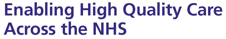 The NHS Operating Framework The NHS must play its full part in supporting health research.