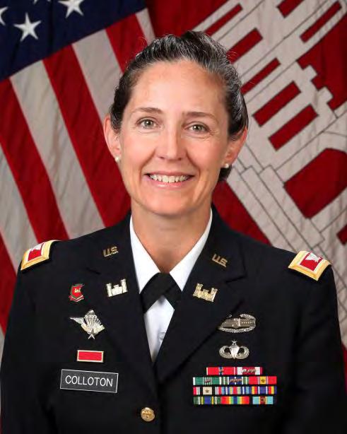 COL Kimberly Colloton Commander Los Angeles District U.S. Army Corps of Engineers Colonel Kimberly Colloton, PMP, is the 60th Commander of the Los Angeles District.