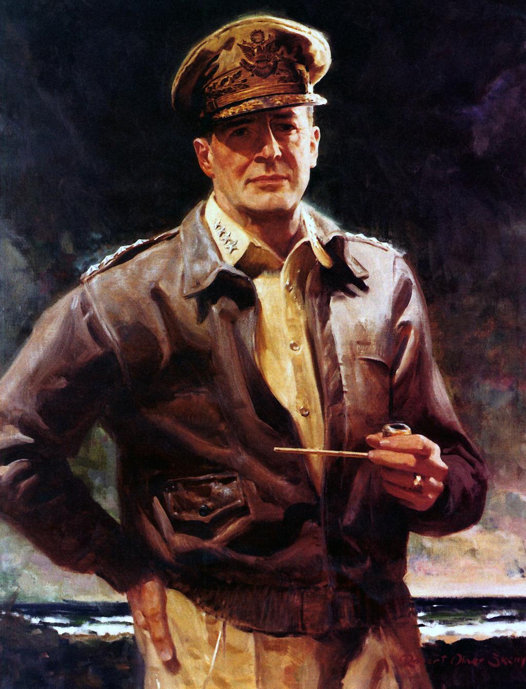 Douglas Macarthur General in charge of the Pacific Theater. Accepted Japan s surrender on September 2, 1945.
