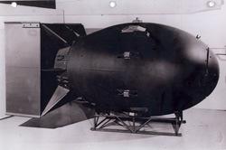 "Little Boy" weighed about 9,000 pounds and had a yield approximating 15,000 tons of high explosives.